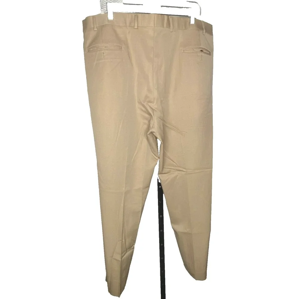 Brooks Brothers wool Pants Men's Madison Fit Dress Slacks Sz 42/30 khaki career
